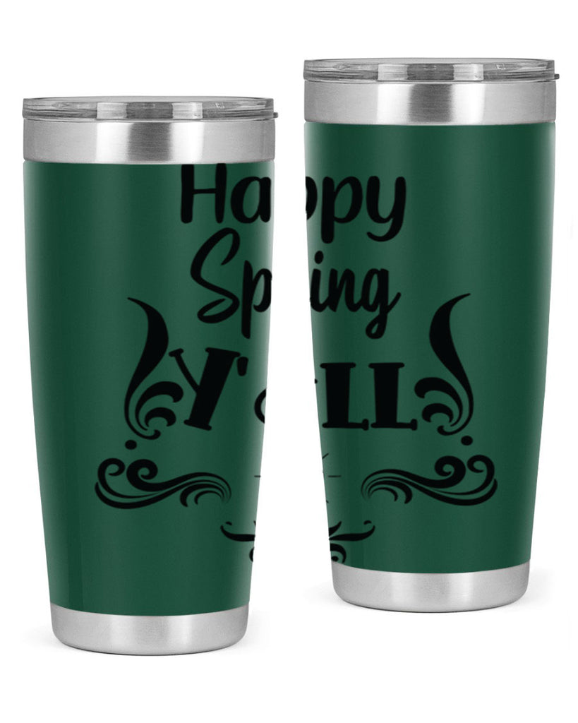 Happy Spring Yall 171#- spring- Tumbler