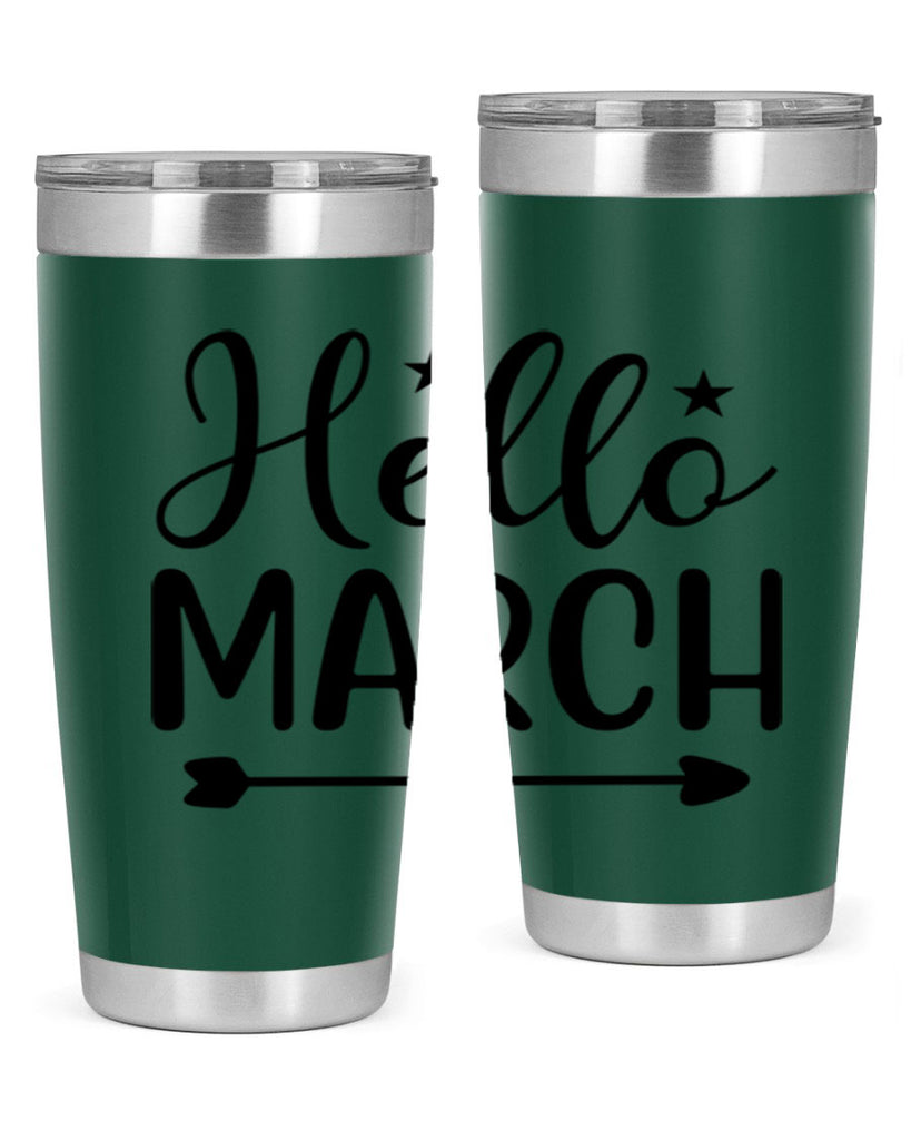 Hello March 184#- spring- Tumbler