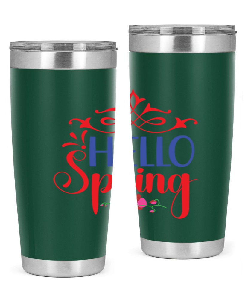Hello Spring 211#- spring- Tumbler