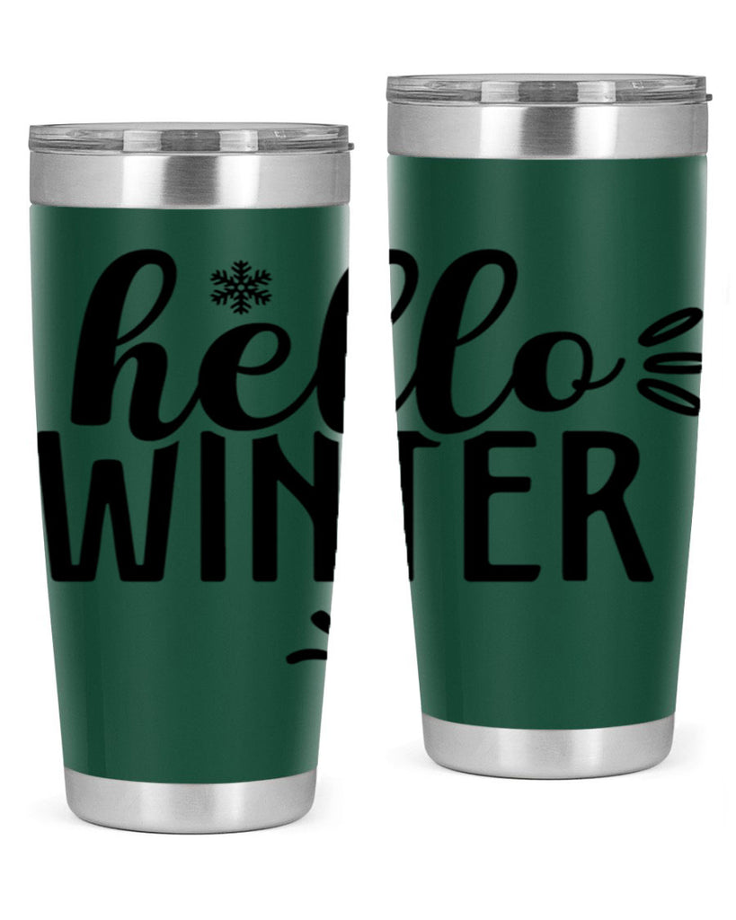 Hello Winter171#- winter- Tumbler