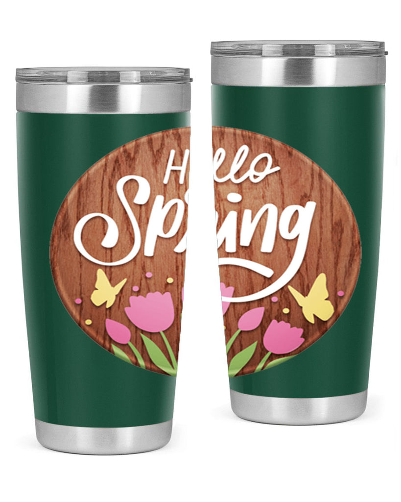 Hello spring Mockup202#- spring- Tumbler
