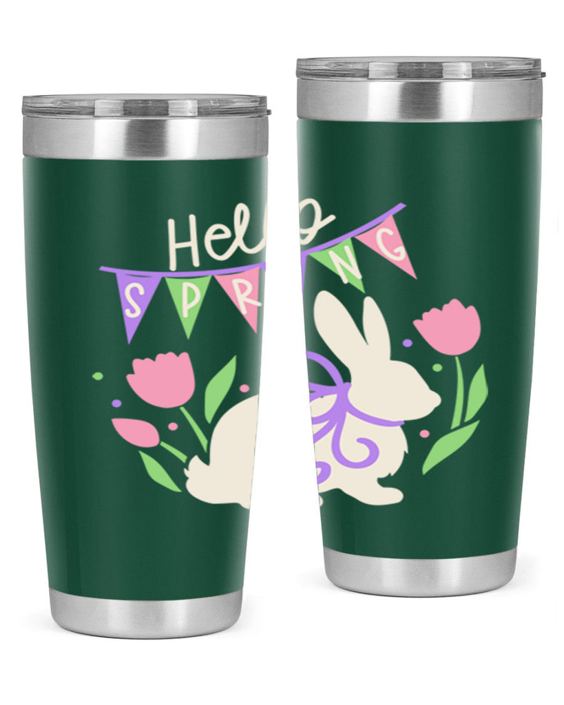 Hello spring bunny193#- spring- Tumbler