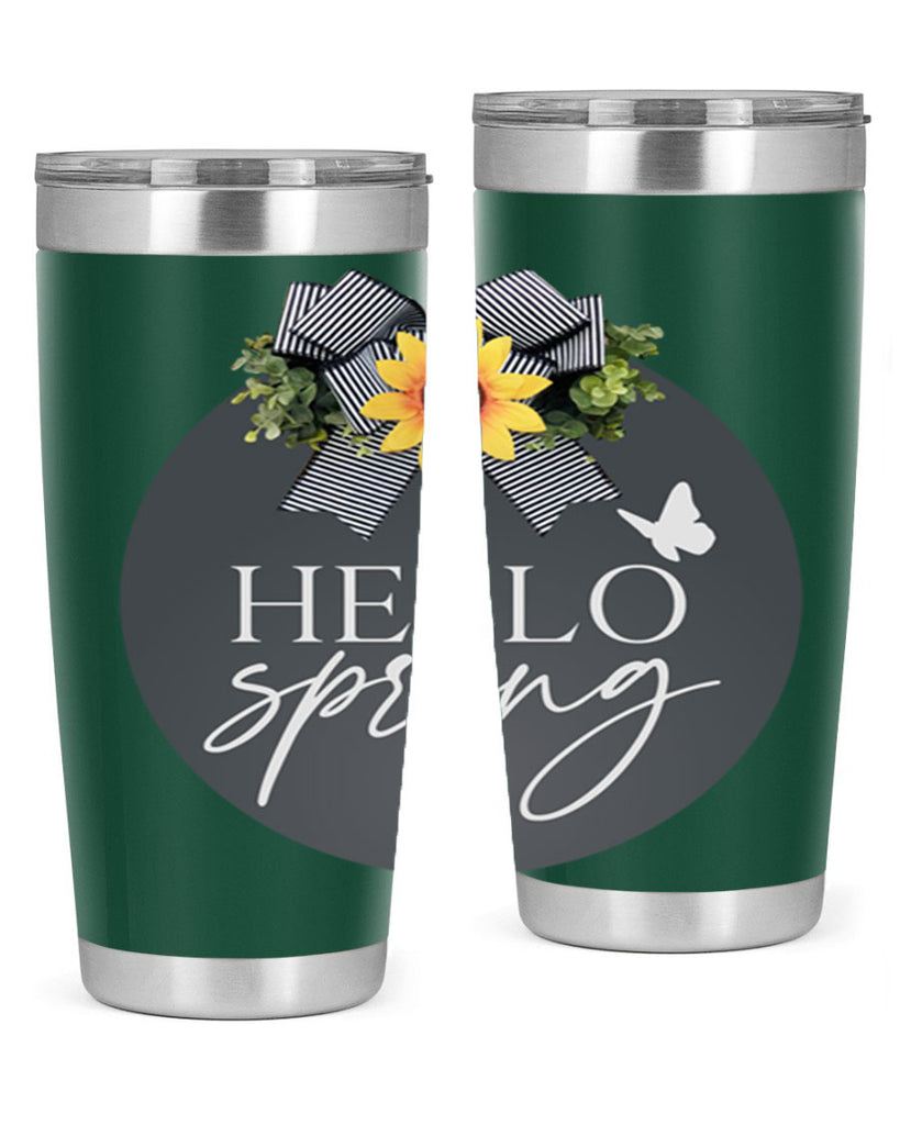 Hello spring butterfly Mockup194#- spring- Tumbler