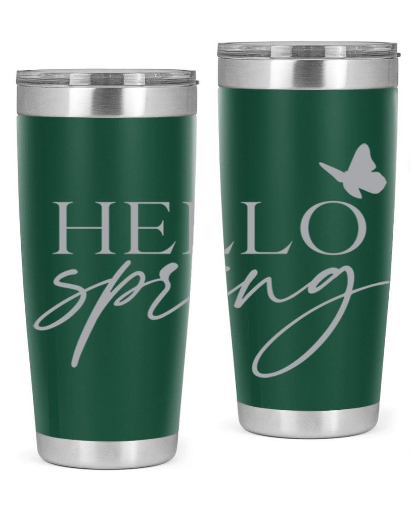 Hello spring butterfly195#- spring- Tumbler