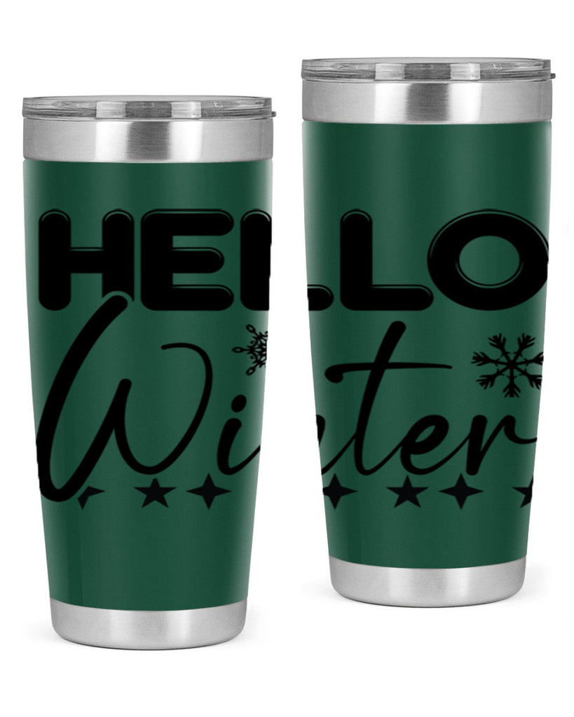 Hello winter 183#- winter- Tumbler