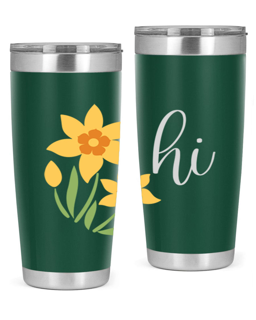 Hi daffodil flower236#- spring- Tumbler