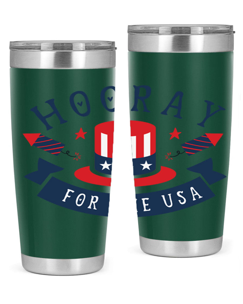 Hooray for the usa Style 42#- Fourt Of July- Tumbler
