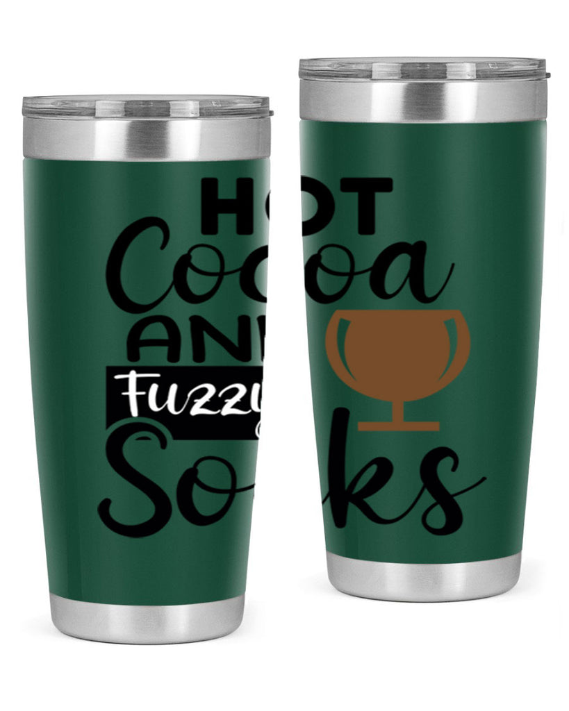 Hot Cocoa And Fuzzy Socks 218#- winter- Tumbler