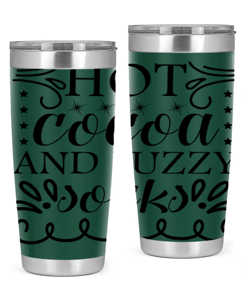 Hot Cocoa and Fuzzy Socks 217#- winter- Tumbler