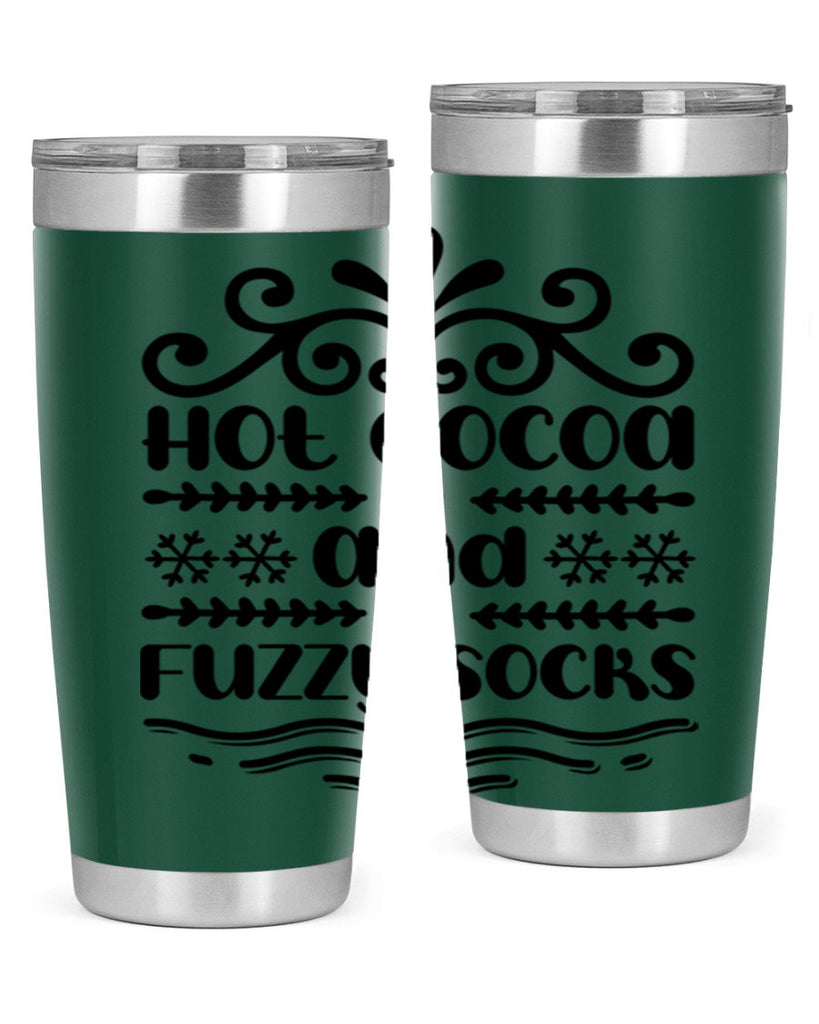 Hot Cocoa and Fuzzy Socks 219#- winter- Tumbler