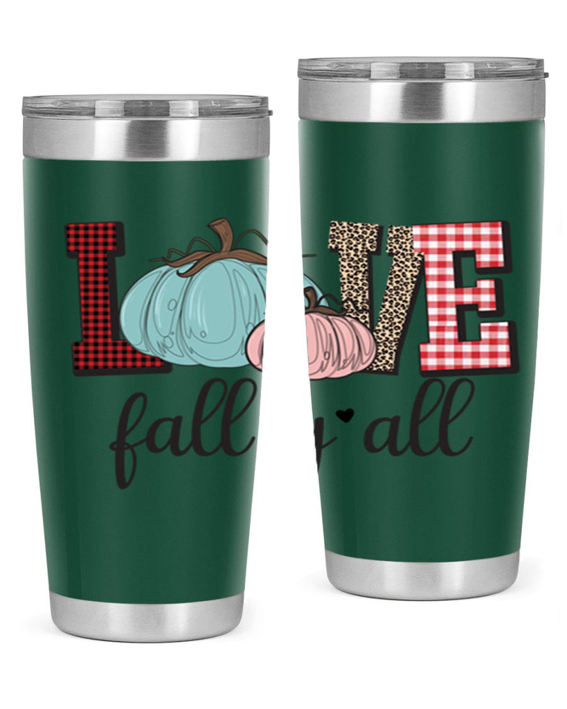 Love Fall Yall 409#- fall- Tumbler