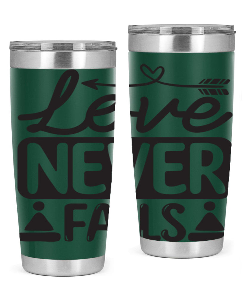 Love never fails 317#- winter- Tumbler