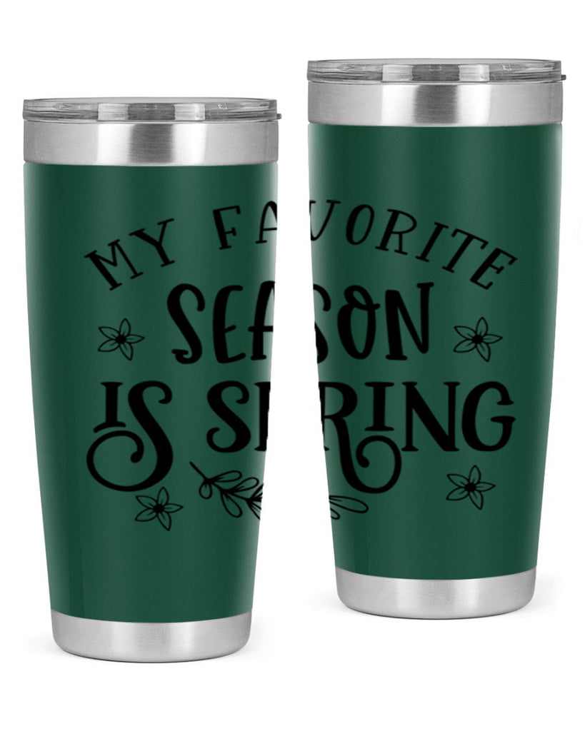 My favorite season is spring 350#- spring- Tumbler