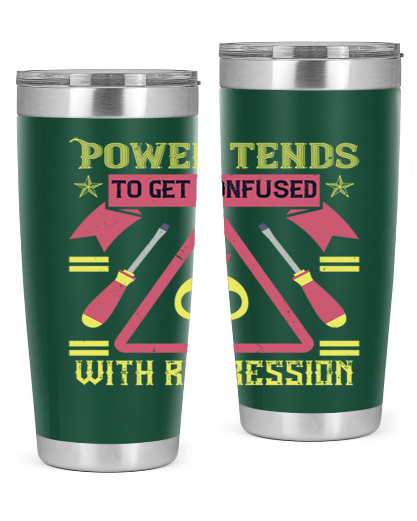 Power tends to get confused with repression Style 17#- electrician- tumbler