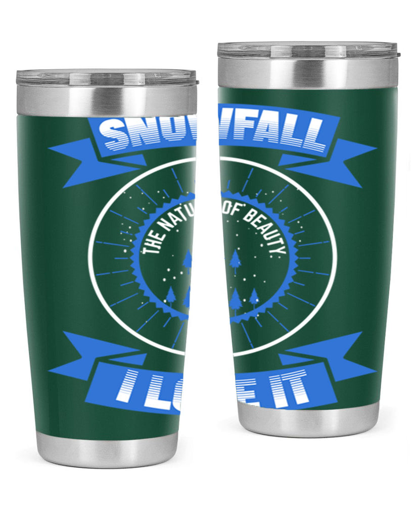 Snowfall Winter 373#- winter- Tumbler