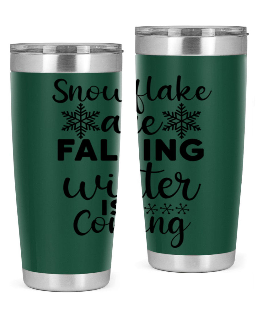Snowflake Are Falling Winter Is 375#- winter- Tumbler