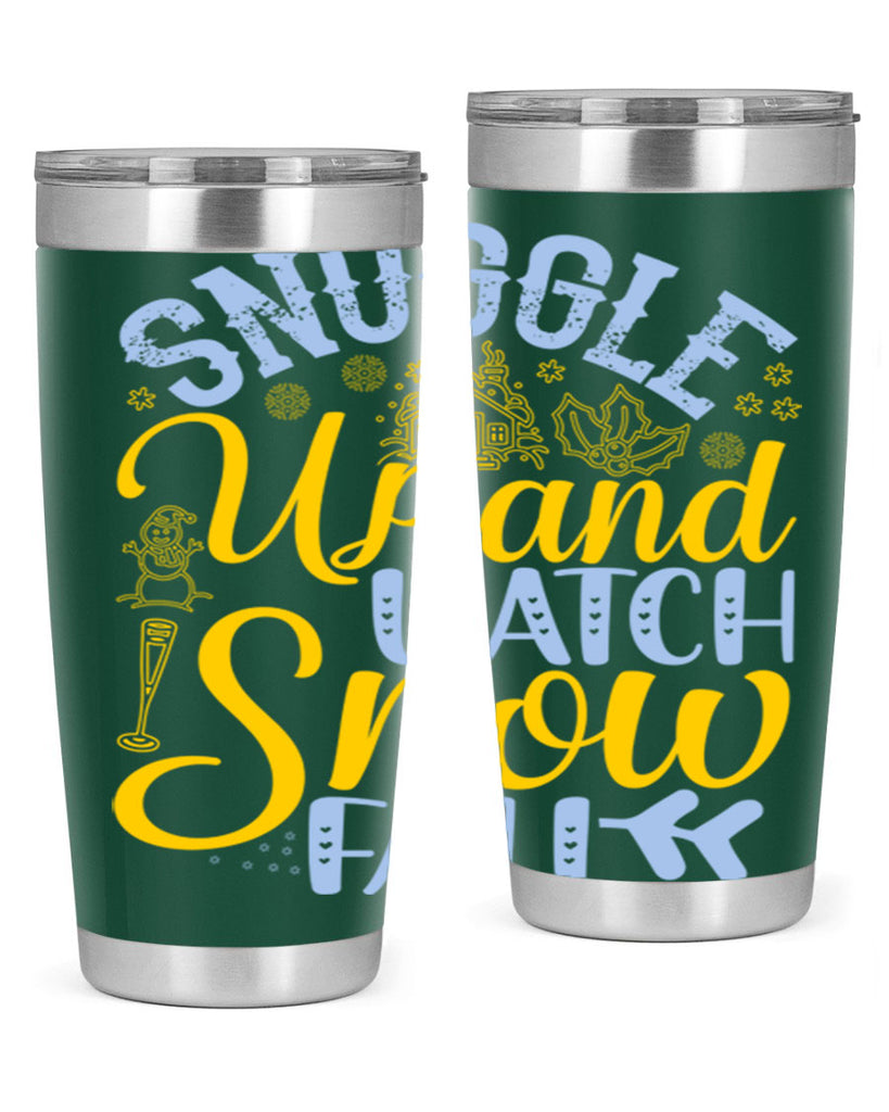 Snuggle up and watch snow fall385#- winter- Tumbler