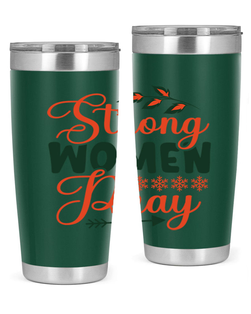 Strong Women Pray 395#- winter- Tumbler