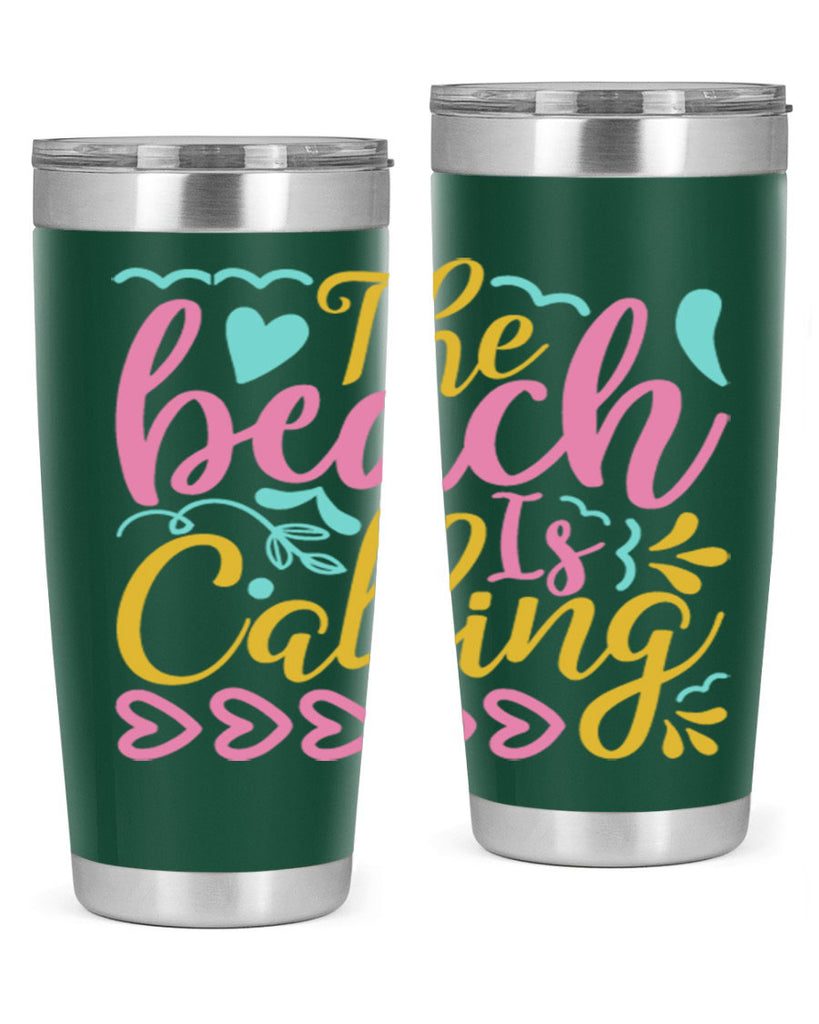 The beach is calling Style 1#- summer- Tumbler