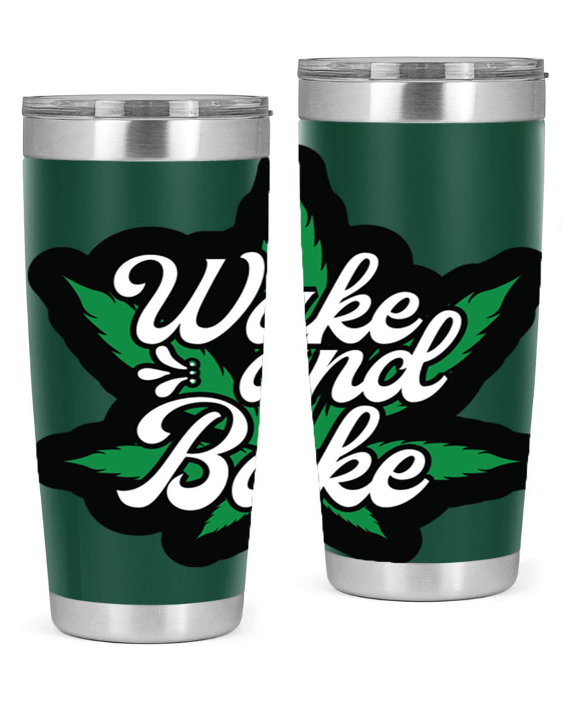 Wake and bake 273#- marijuana- Tumbler
