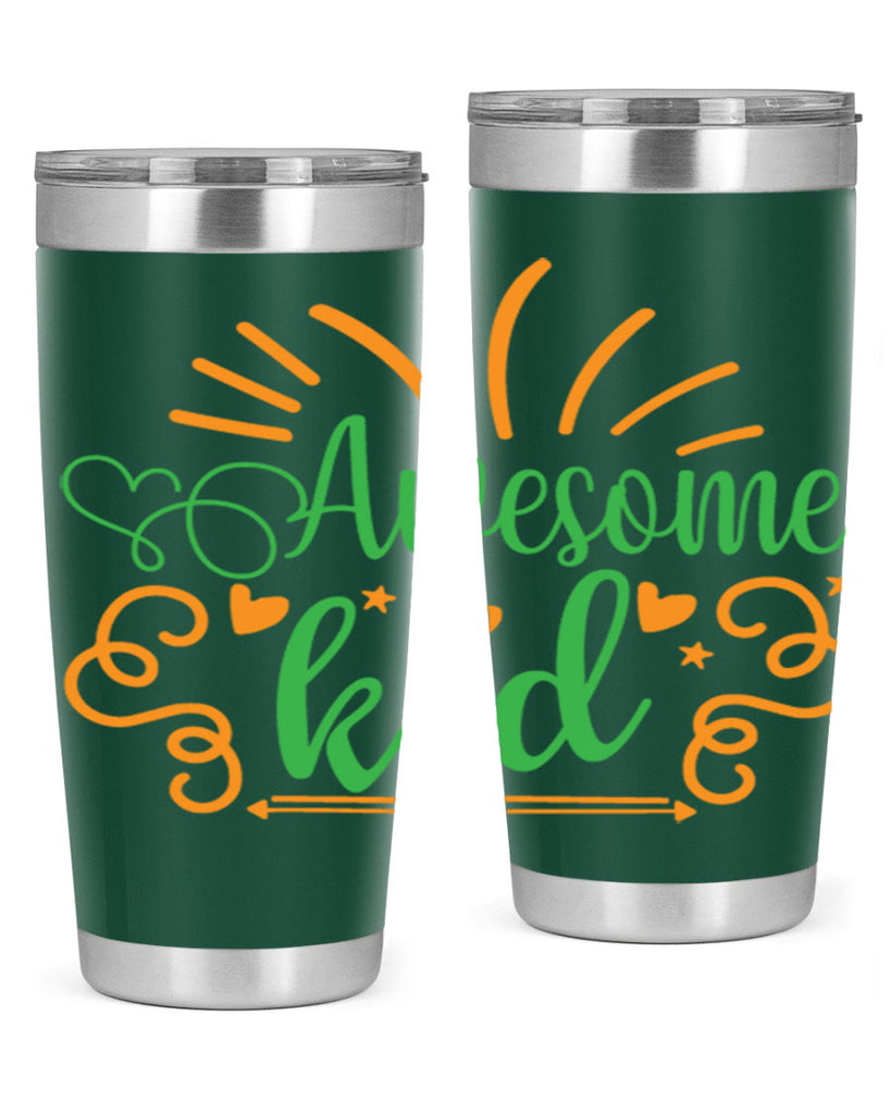 awesome kid 111#- fathers day- Tumbler