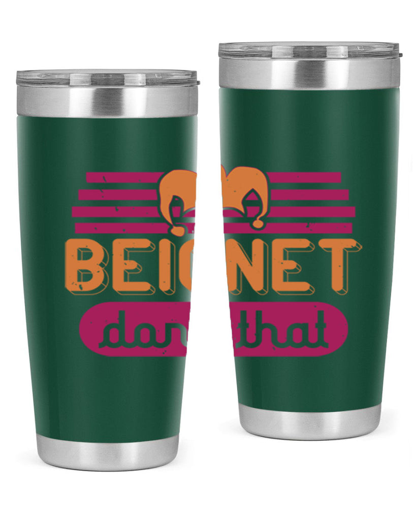 beignet done that 26#- mardi gras- Tumbler