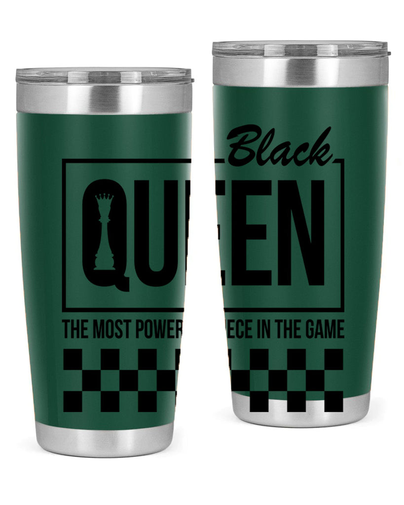 black queen chess checkered 221#- black words phrases- Cotton Tank