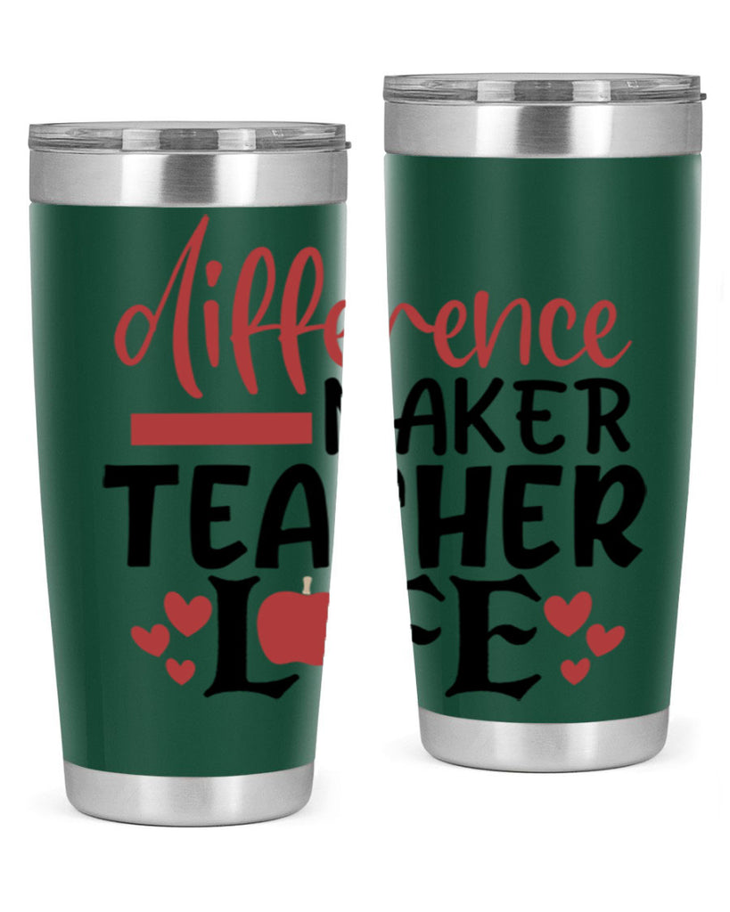 difference maker teacher life Style 184#- teacher- tumbler