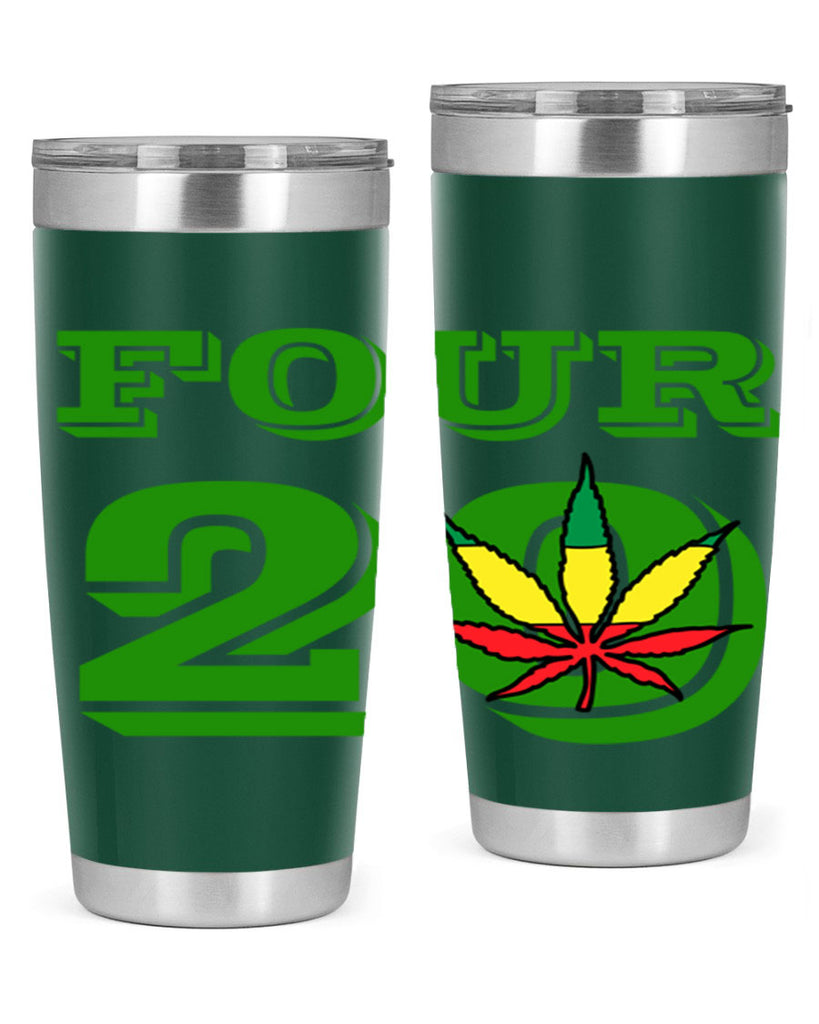 four twenty 87#- marijuana- Tumbler