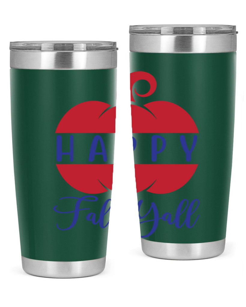 happy fall yall 232#- fall- Tumbler