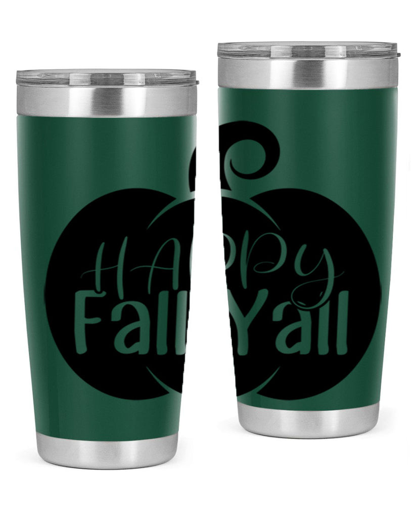 happy fall yall 235#- fall- Tumbler