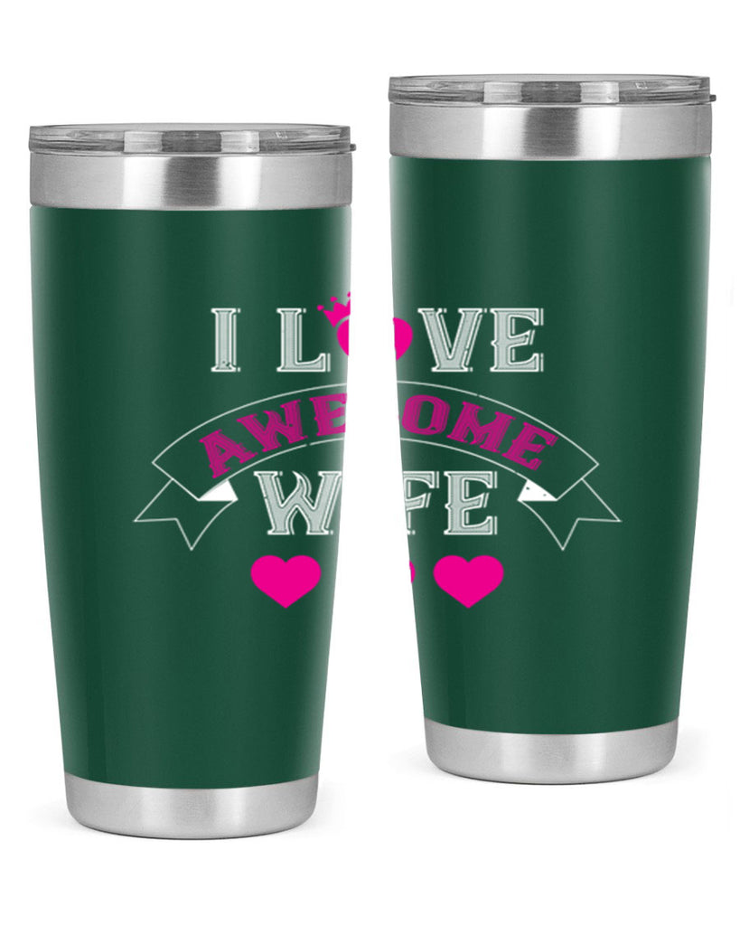 i love awesome wife 57#- valentines day- Tumbler