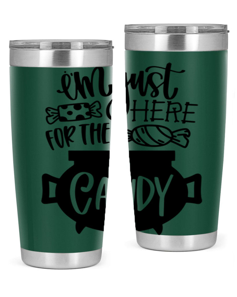 im just here for the candy 52#- halloween- Tumbler