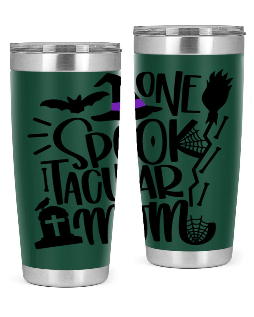 one spooktacular mom 34#- halloween- Tumbler