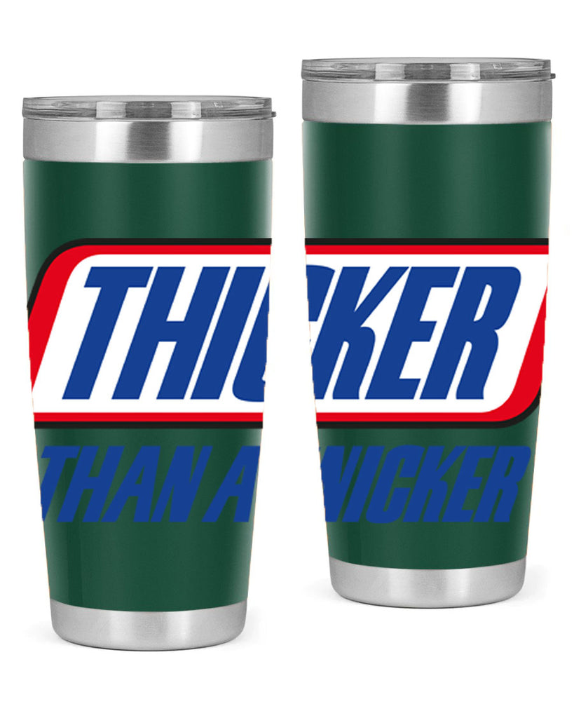 thicker than a snicker 20#- black words phrases- Cotton Tank