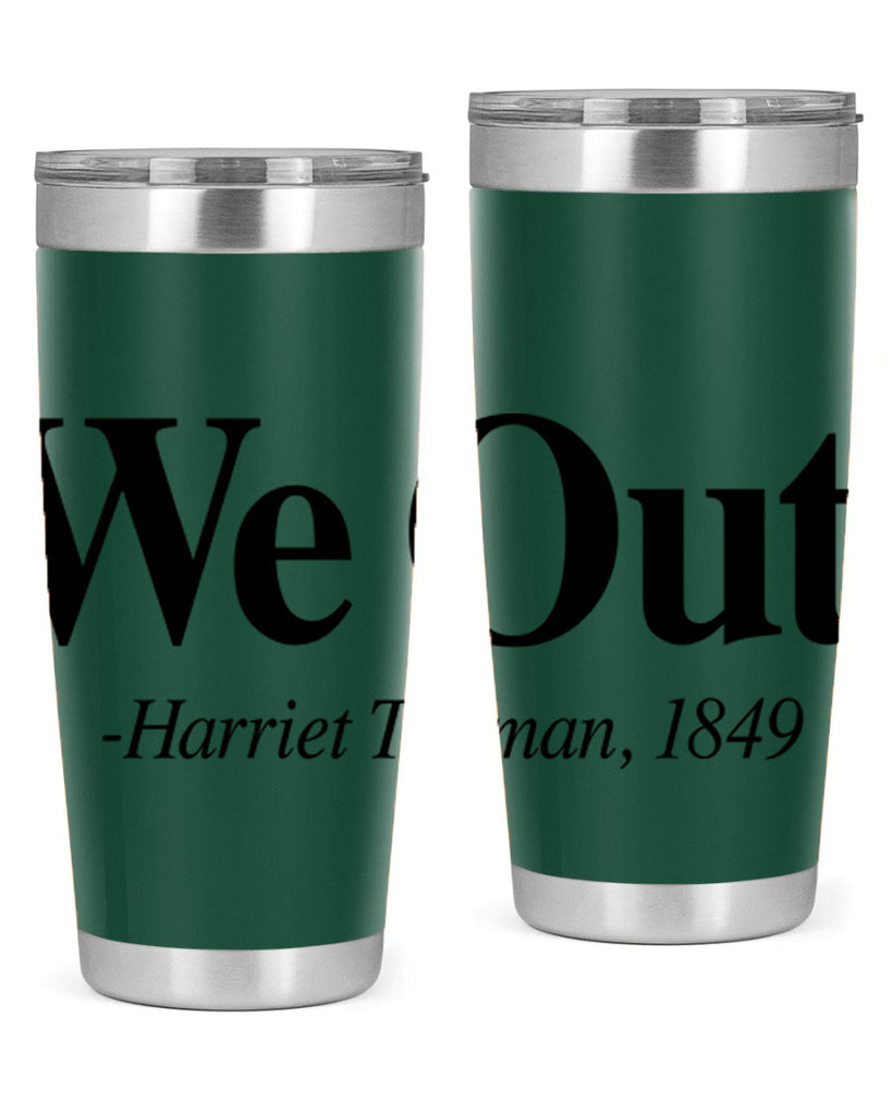 we out harriet tubman 12#- black words phrases- Cotton Tank