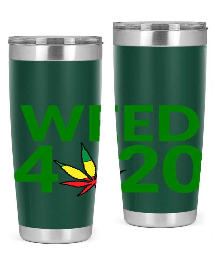 weed 420 cannabis 281#- marijuana- Tumbler