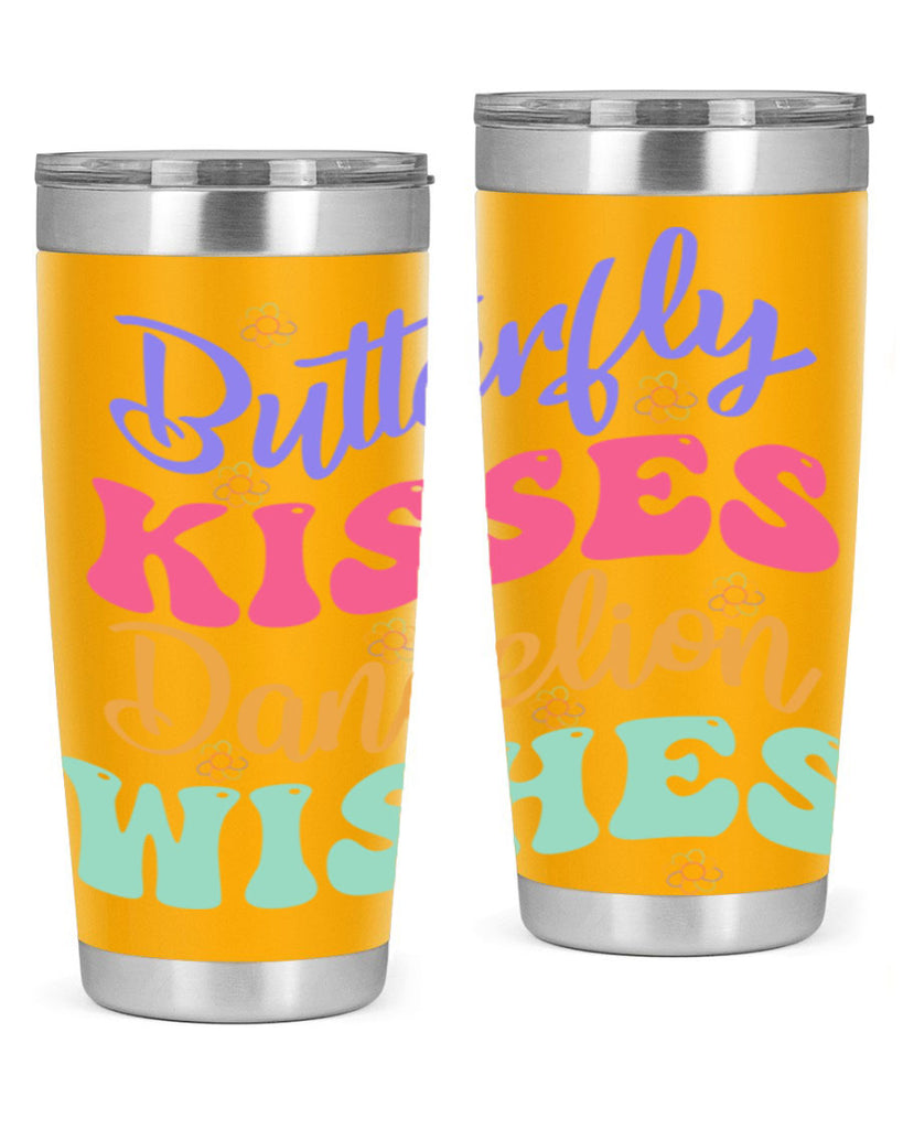 Butterfly kisses dandelion wishes96#- spring- Tumbler