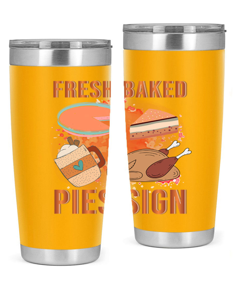 Fresh Baked Pies Sign 187#- fall- Tumbler