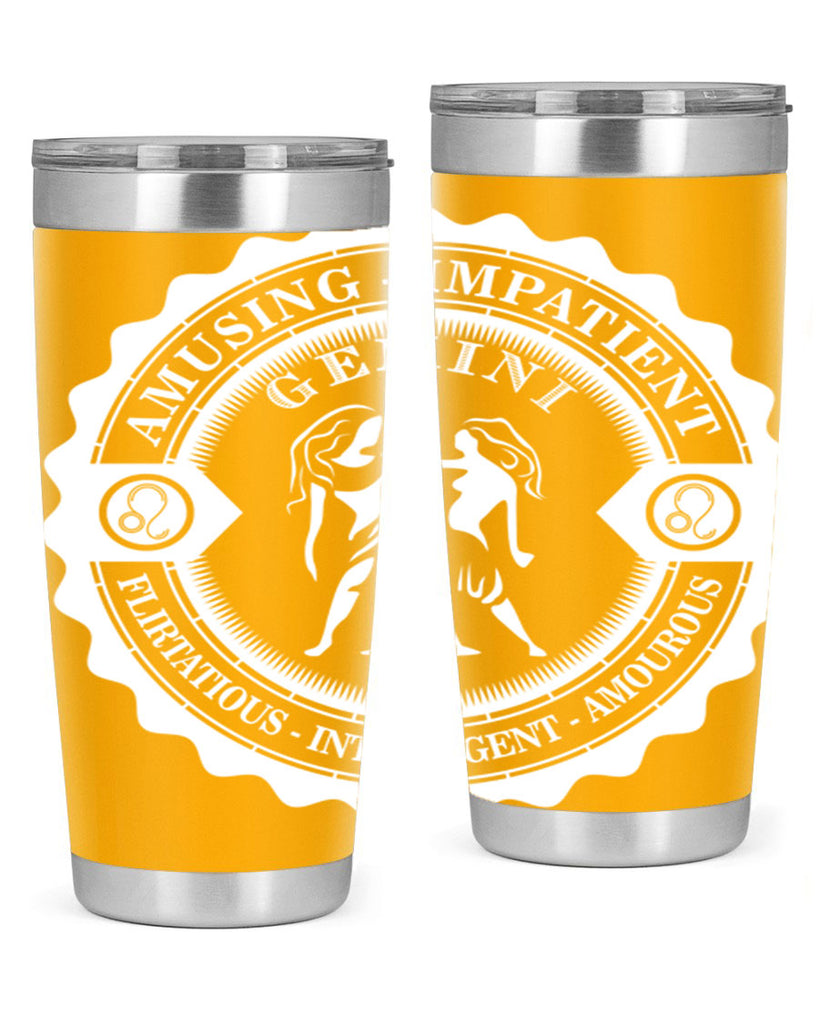 Gemini 12#- zodiac- Tumbler