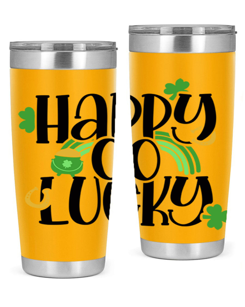 Happy Go Lucky Style 96#- St Patricks Day- Tumbler