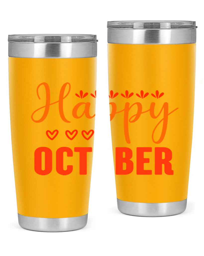 Happy October Design 237#- fall- Tumbler
