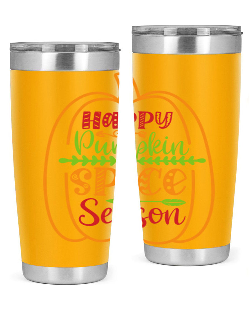 Happy Pumpkin Spice Season 243#- fall- Tumbler