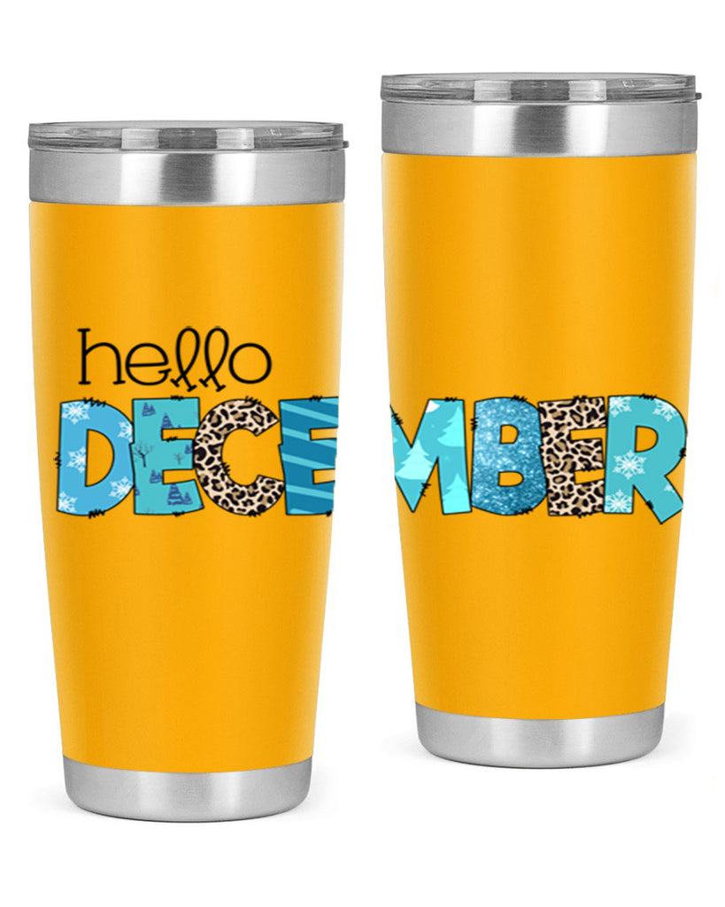 Hello December 187#- winter- Tumbler