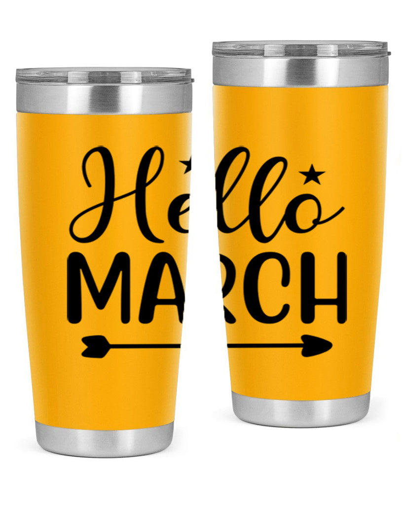 Hello March 184#- spring- Tumbler