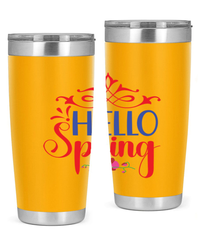 Hello Spring 211#- spring- Tumbler