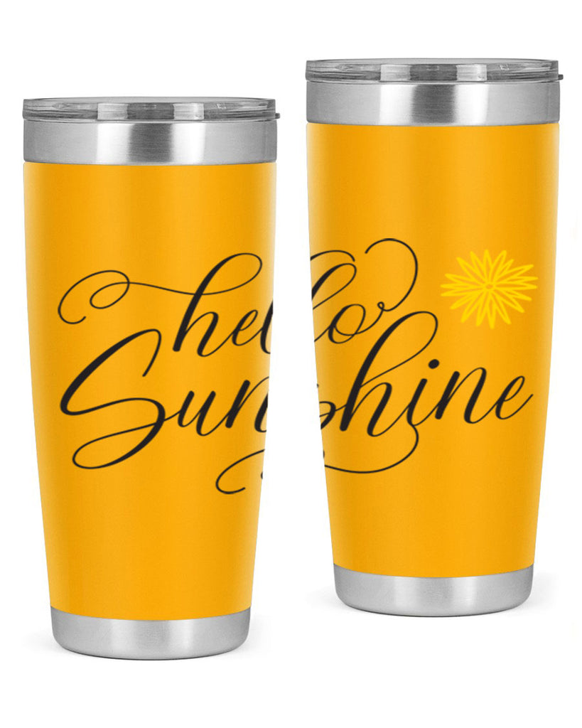 Hello Spring Lettering201#- spring- Tumbler