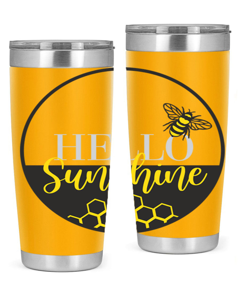 Hello Sunshine and bee216#- spring- Tumbler