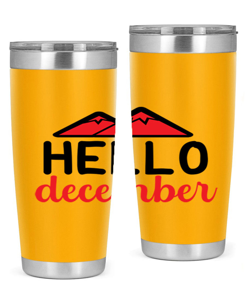Hello december 160#- winter- Tumbler