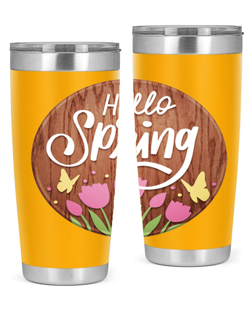 Hello spring Mockup202#- spring- Tumbler